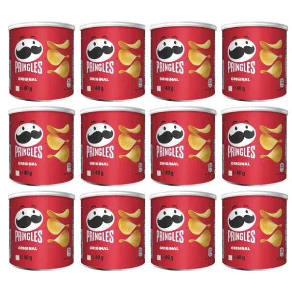 Pringles Original Potato Chips, 40g (Pack of 12) - Image 2