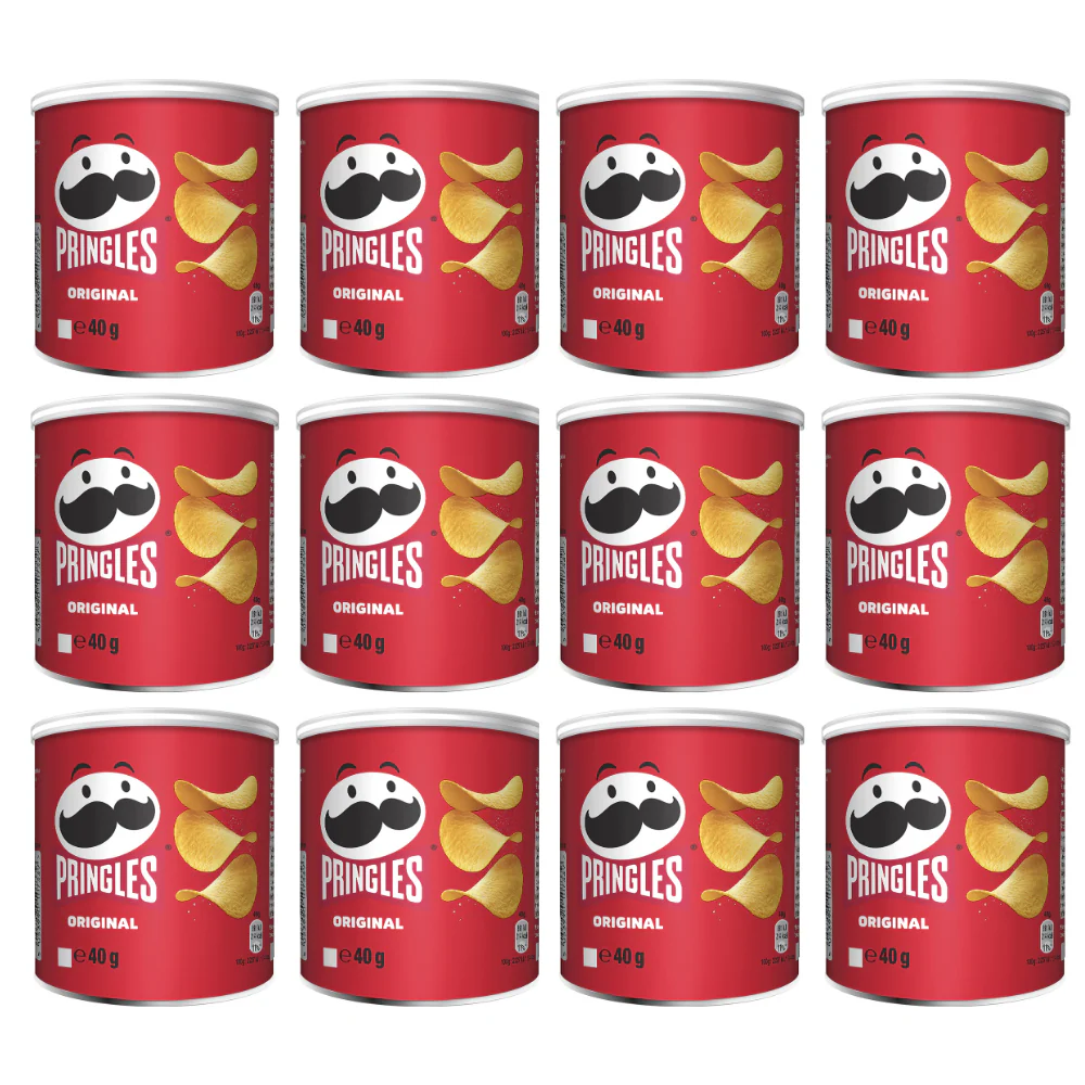 Pringles Original Potato Chips, 40g (Pack of 12) - Image 2