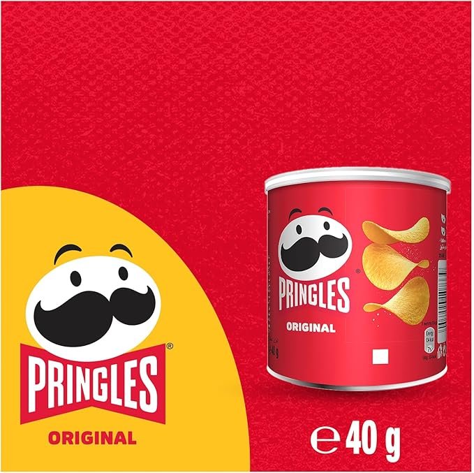 Pringles Original Potato Chips, 40g (Pack of 12) - Image 3
